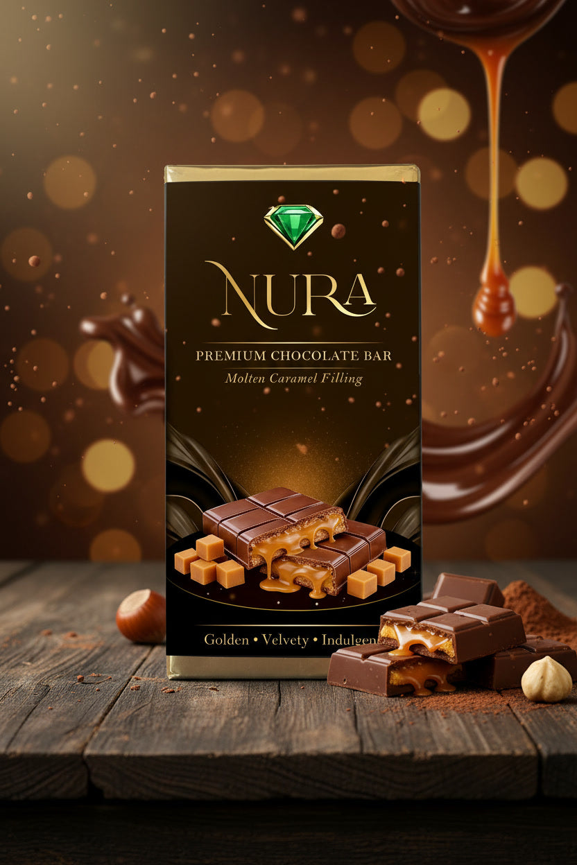 Molten Caramel Chocolate Bar - Large