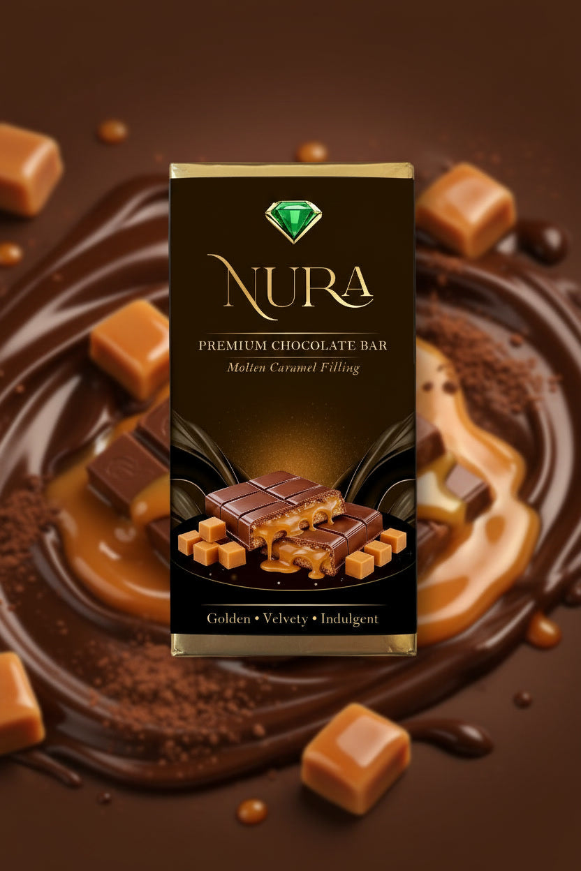 Molten Caramel Chocolate Bar - Large