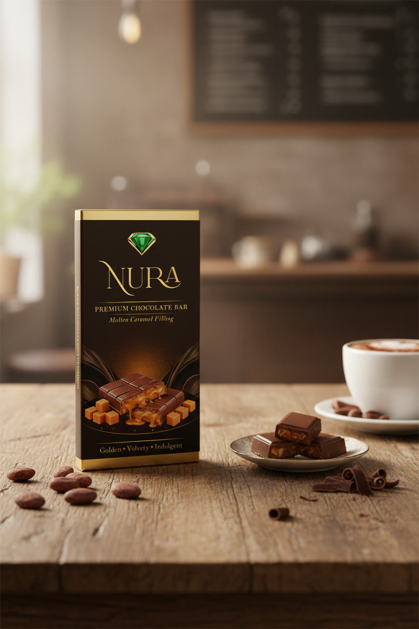 Molten Caramel Chocolate Bar - Large