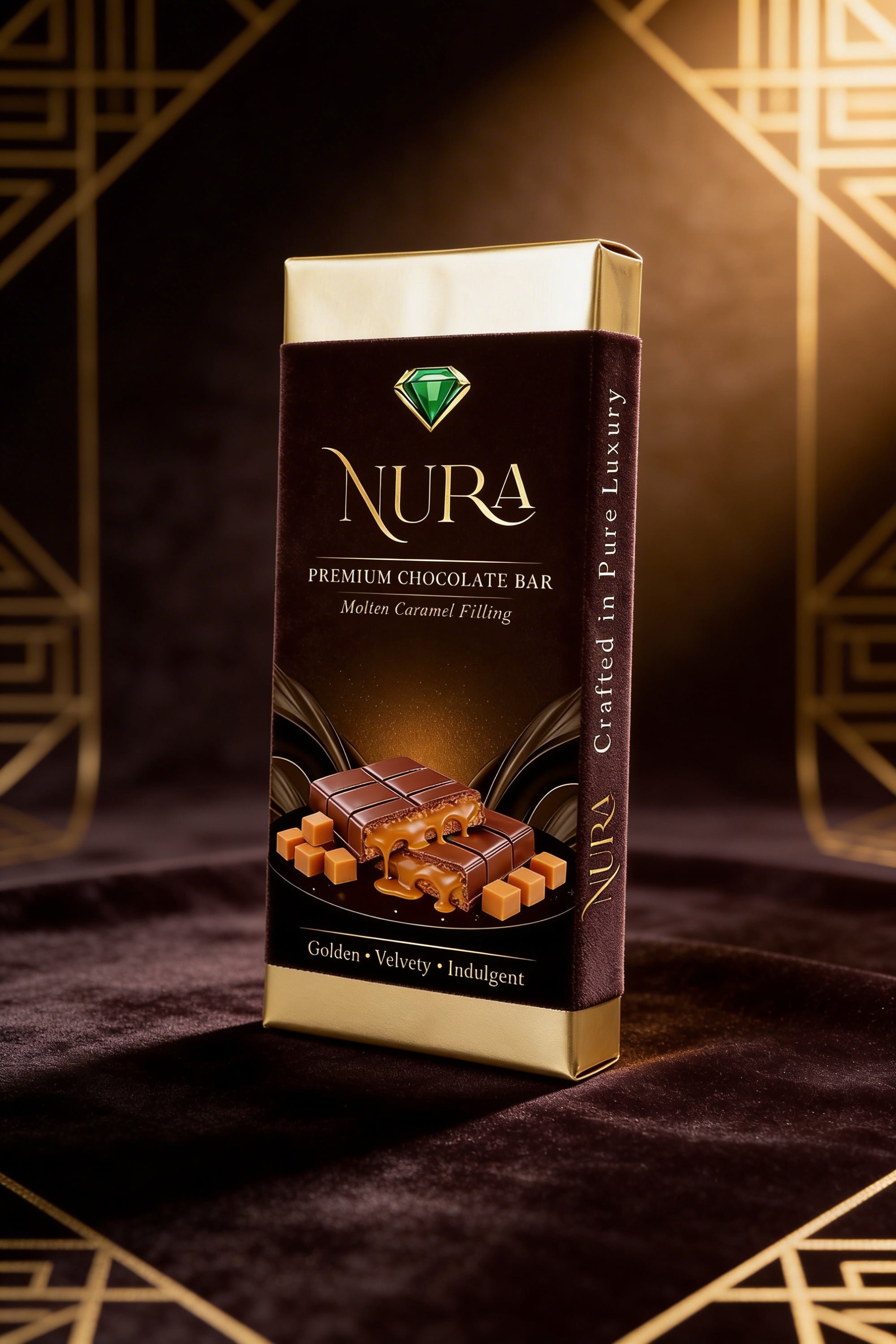 Molten Caramel Chocolate Bar - Small