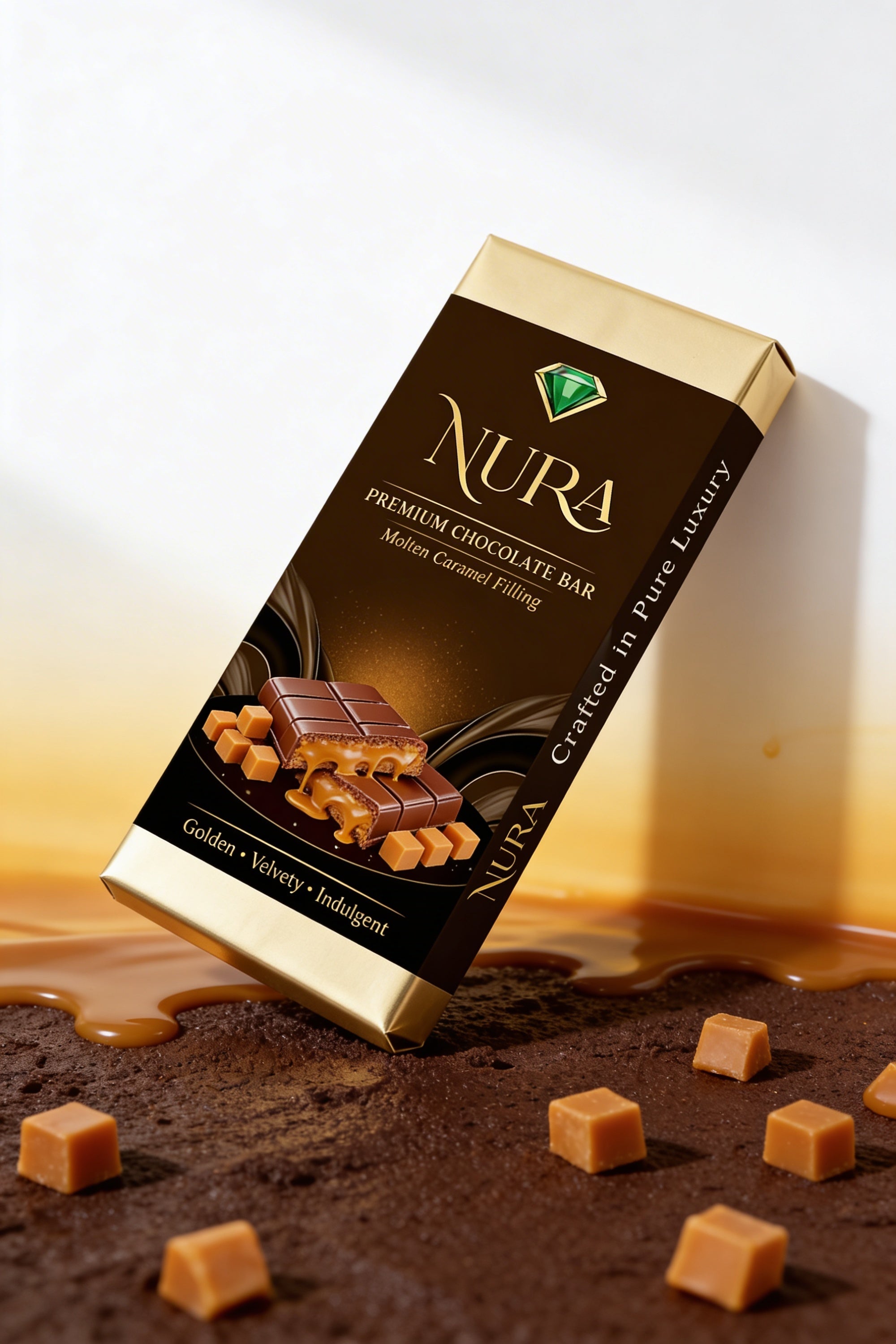 Molten Caramel Chocolate Bar - Small